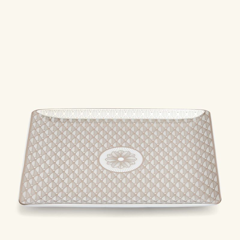 christofle malmaison imp riale tray rectangular silver 17x15cm