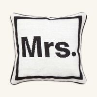 "Mrs" Needlepoint Pillow jonathan adler mrs needlepoint pillow