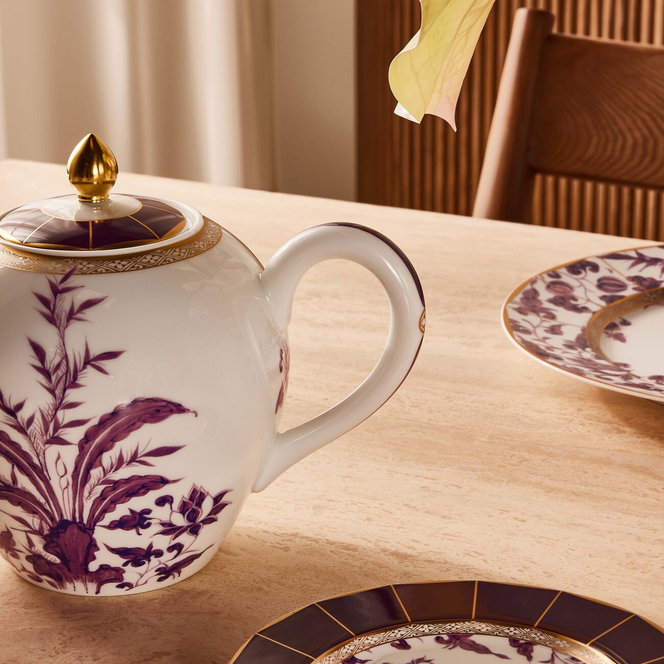 bernardaud prunus hot beverage server pink