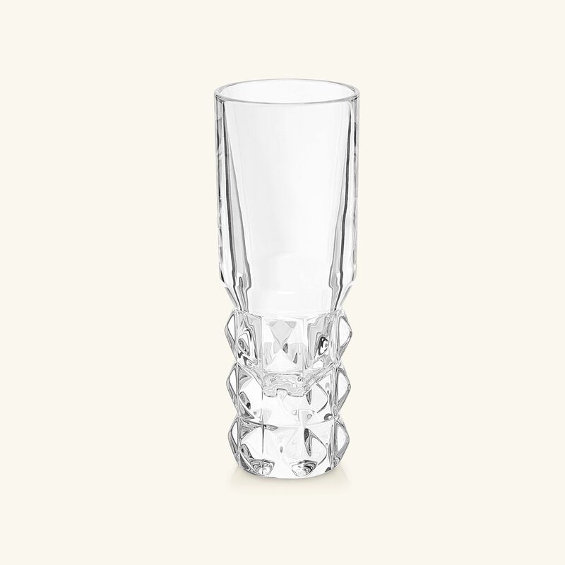 baccarat louxor drinking glass clear set of 2