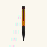 st dupont fluo defi milenium ballpoint pen neon orange