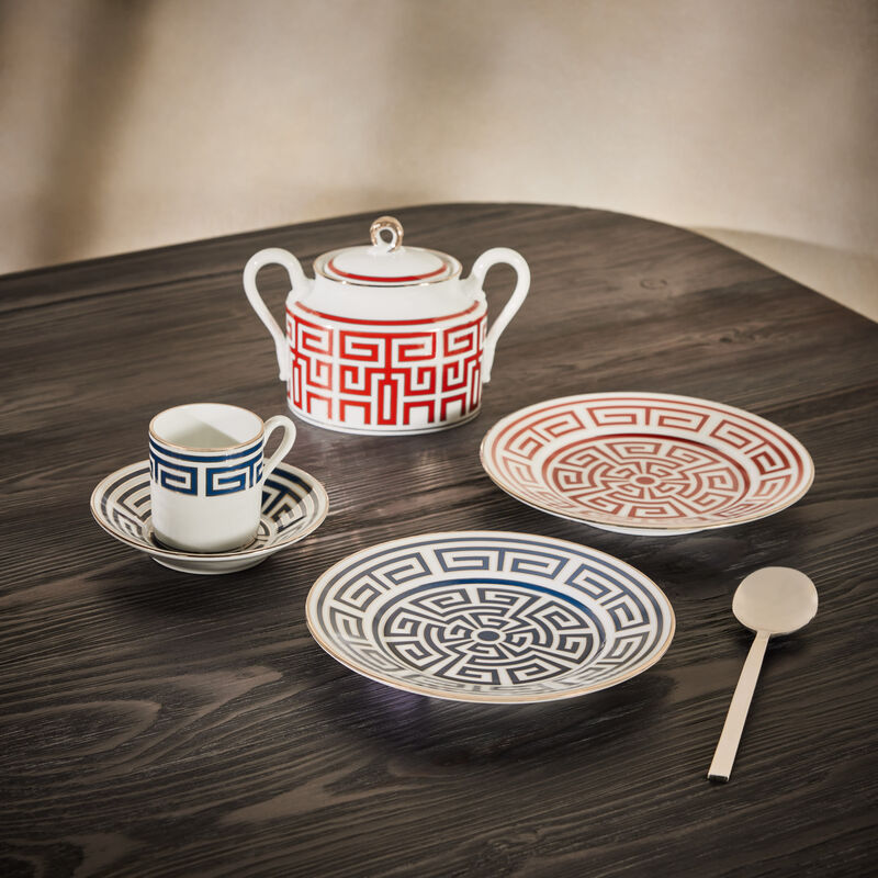 ginori 1735 antico doccia tea saucer blue