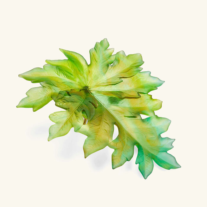 Bornéo Wall Leaf Figurine Large Green daum born o wall leaf figurine large green