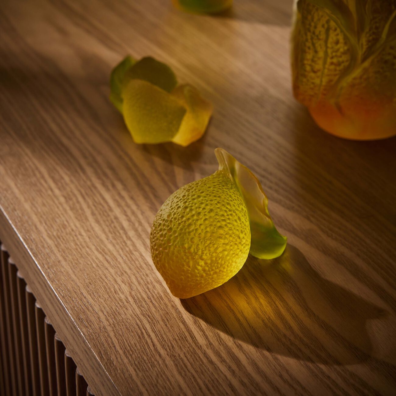 دوم منحوتة سيتروس ليمون صفراء اللون   بالحجم الصغير   إصدار محدود