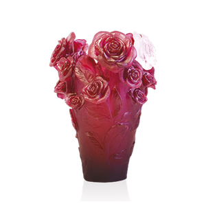 Red Vase & White Flower Rose Passion, medium