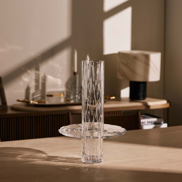 Downtown Vase Large Clear mario cioni c downtown vase large clear