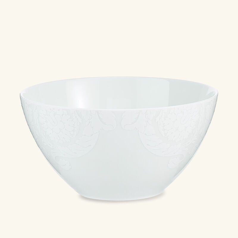Barocco'92 Bianco Bowl Round White 15cm versace barocco 92 bianco bowl round white 15cm