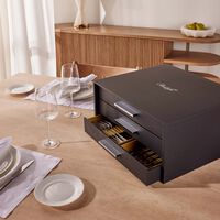 كريستوفل طقم الفضيات آريا مؤلف من 75 قطعة باللون الفضي  لـ12 شخصاً