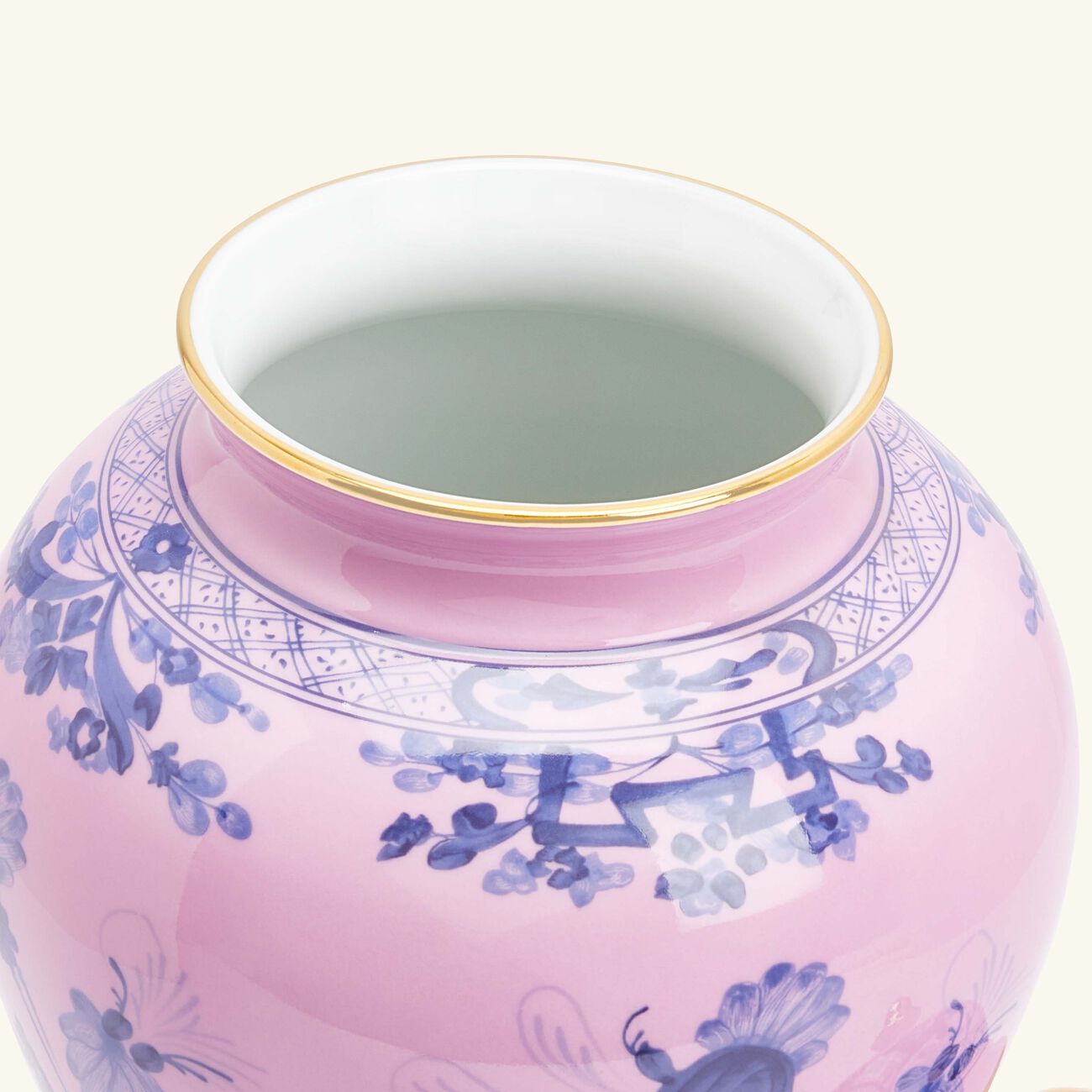 جينوري 1735 مزهرية بوتيكي متوسطة وردية