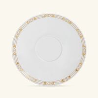 baccarat talleyrand tea cup   saucer set of 2 gold