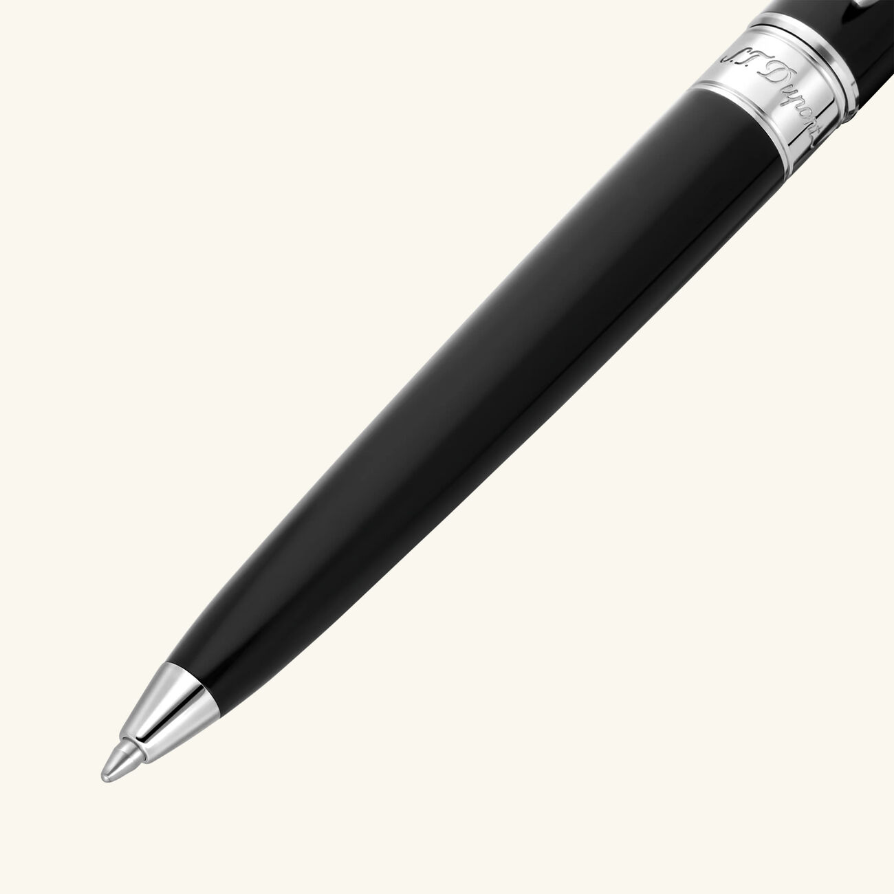 Line D Eternity Ballpoint Pen Black st dupont line d eternity ballpoint pen black