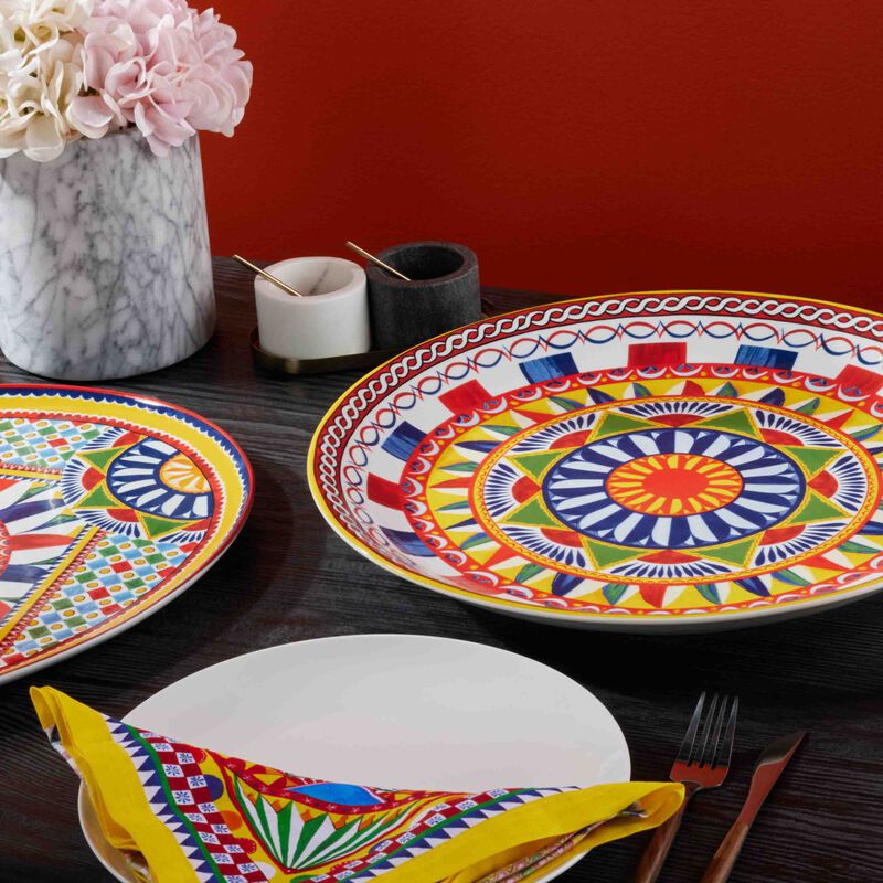 dolce gabbana casa carretto platter round 40cm