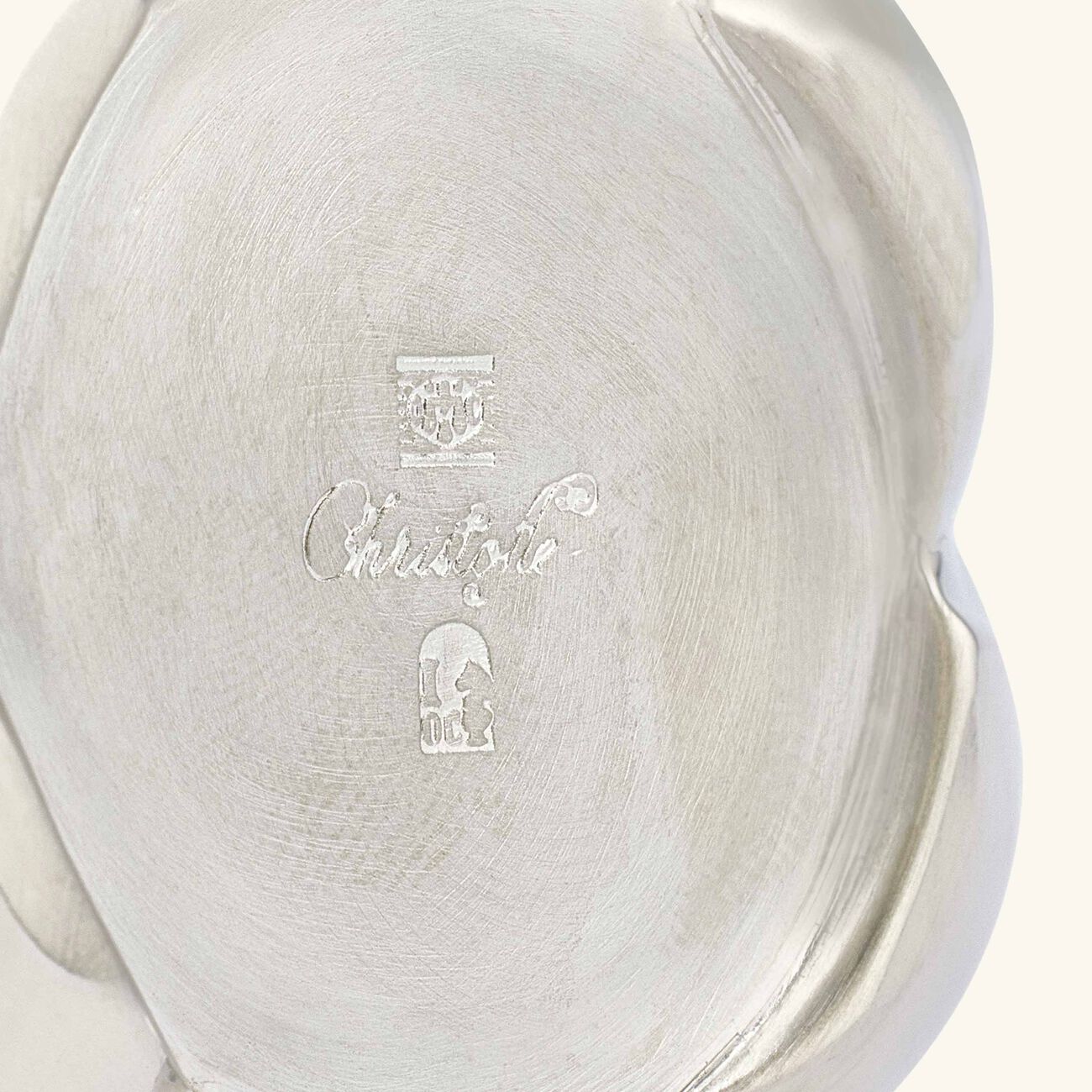 كريستوفل حامل الشموع بابيلون مطلي بالفضة