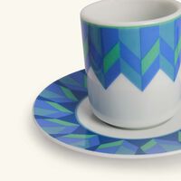 صلصال طقم بهجة المؤلف من فنجانين للإسبريسو