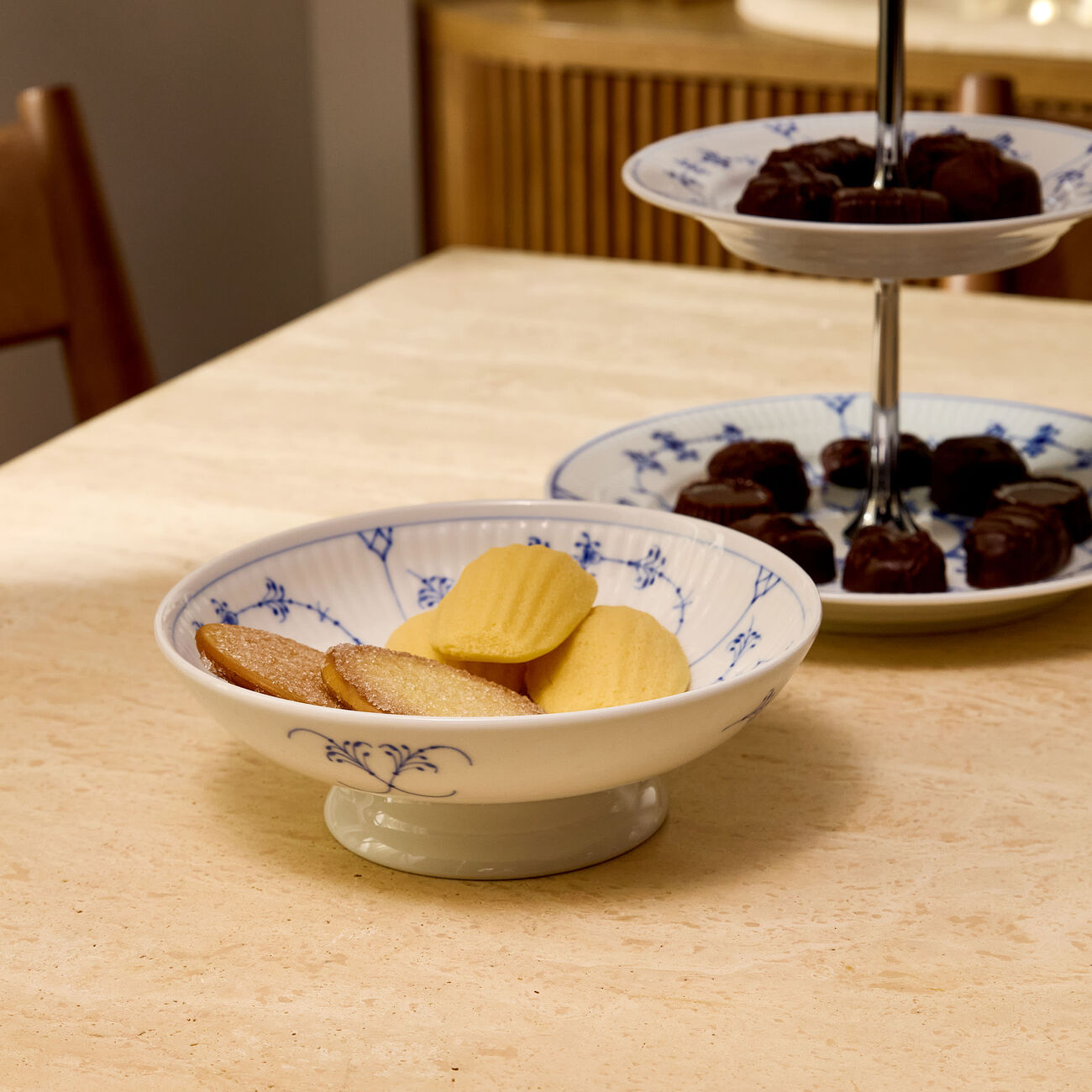 رويال كوبنهاغن وعاء بلو فلوتد بلاين للتقديم