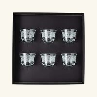 Prestige Gala Coffee Cup Clear Set Of 6 versace prestige gala coffee cup clear set of 6