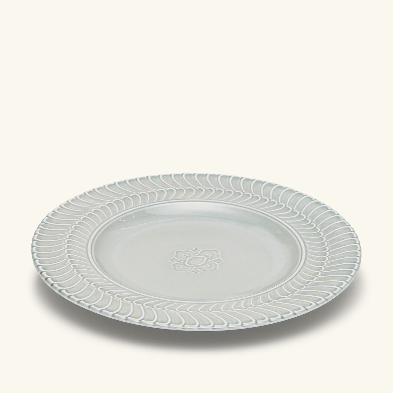 بوتشيلاتي طبق الحلويات روش أخضر بتصميم مستدير 22سم