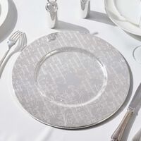 christofle jardin d eden charger plate silver plated 32cm
