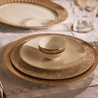 هافيلاند طقم كافالييه رويال المؤلف من وعائين للحساء باللون الذهبي   9 سم