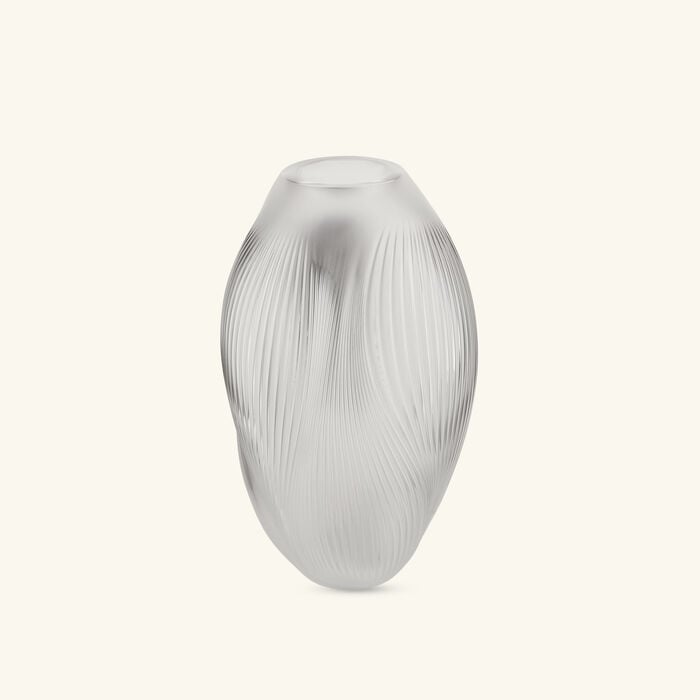 lalique alize vase medium clear