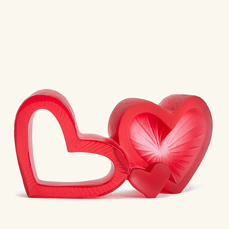 Valentine Heart Figurine Mini Red daum valentine heart figurine mini red