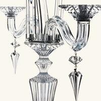 baccarat mille nuits candlelabra clear 3 candles