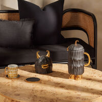 Haas Lynda Box & Plate Black Set Of 4 l objet haas lynda box plate black set of 4