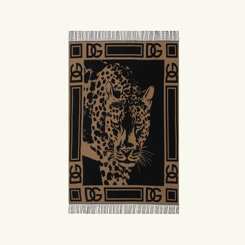 Dolce&Gabbana Casa Cashmere Jacquard Blanket Tanagra UAE
