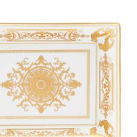 bernardaud aux rois ashtray rectangular gold