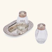 christofle jardin d eden salt   pepper shakers silver plated