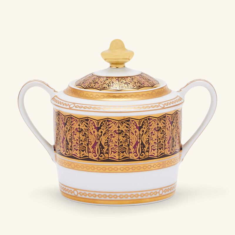 Eventail Sugar Bowl Gold bernardaud eventail sugar bowl gold
