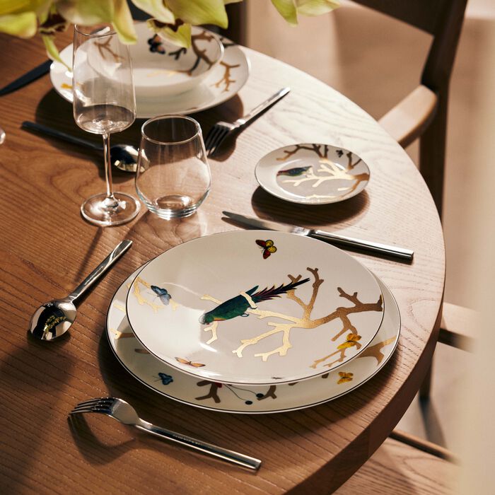 برناردو طبق الطعام أو زوازو دائري باللون الذهبي 26 سم