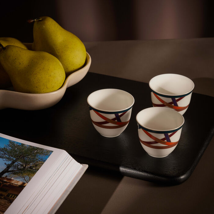 missoni home nastri arabic coffee cup pattern set of 6