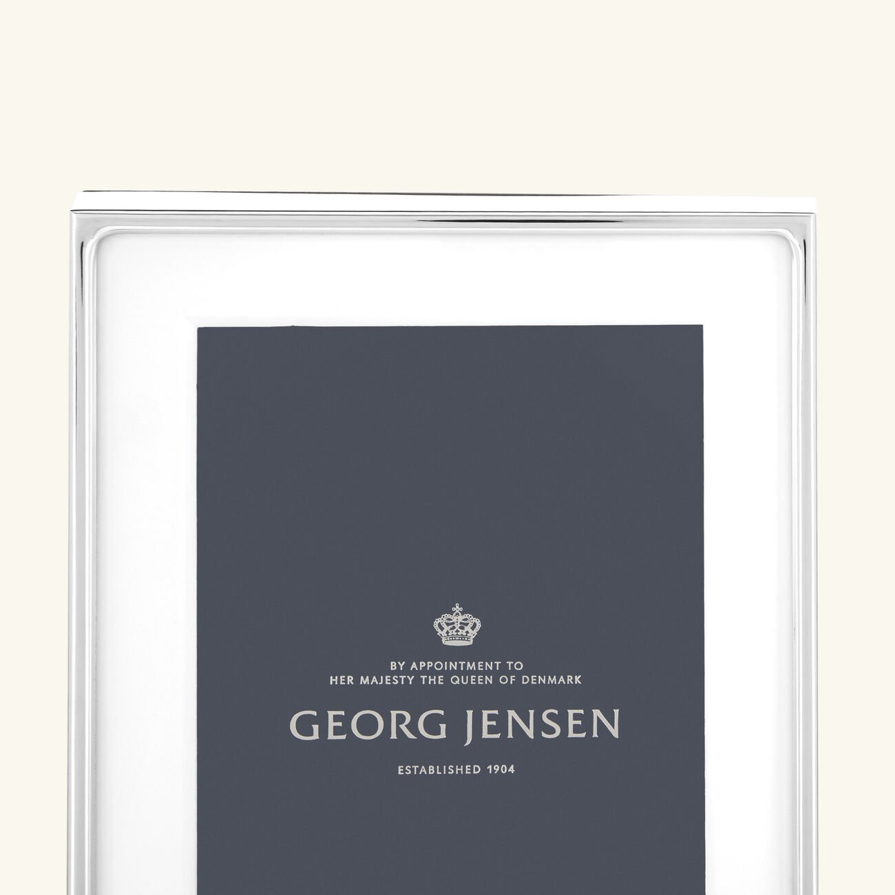 georg jensen deco picture frame silver medium