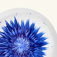 bernardaud in bloom serving platter blue 33cm