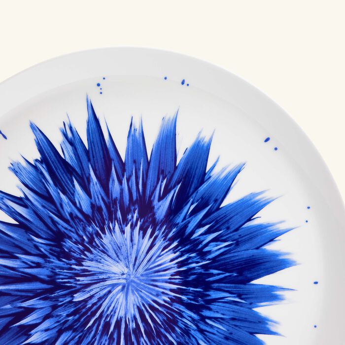 bernardaud in bloom serving platter blue 33cm