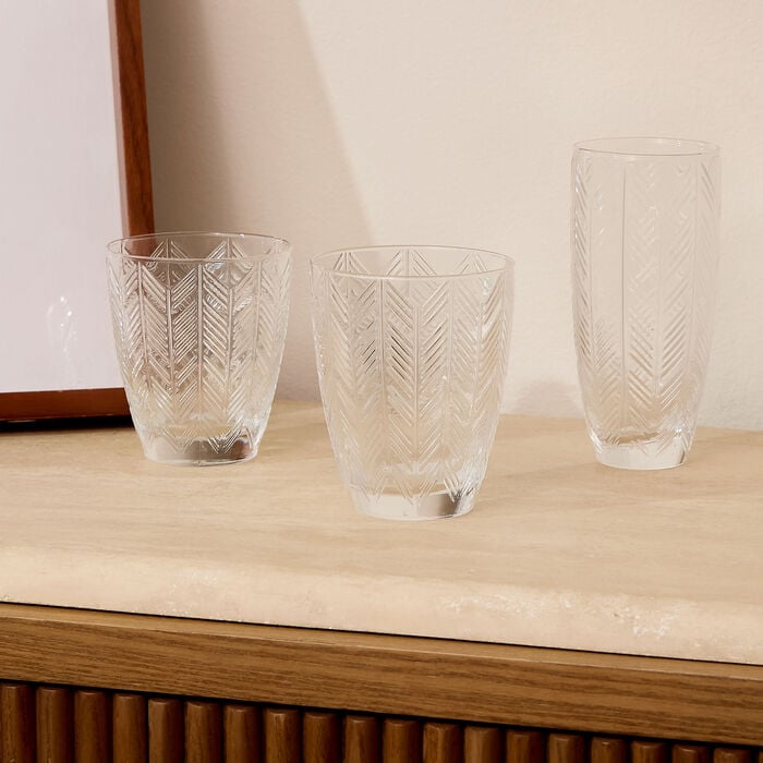 ZIG ZAG Wine Glass Clear missoni home zig zag wine glass clear