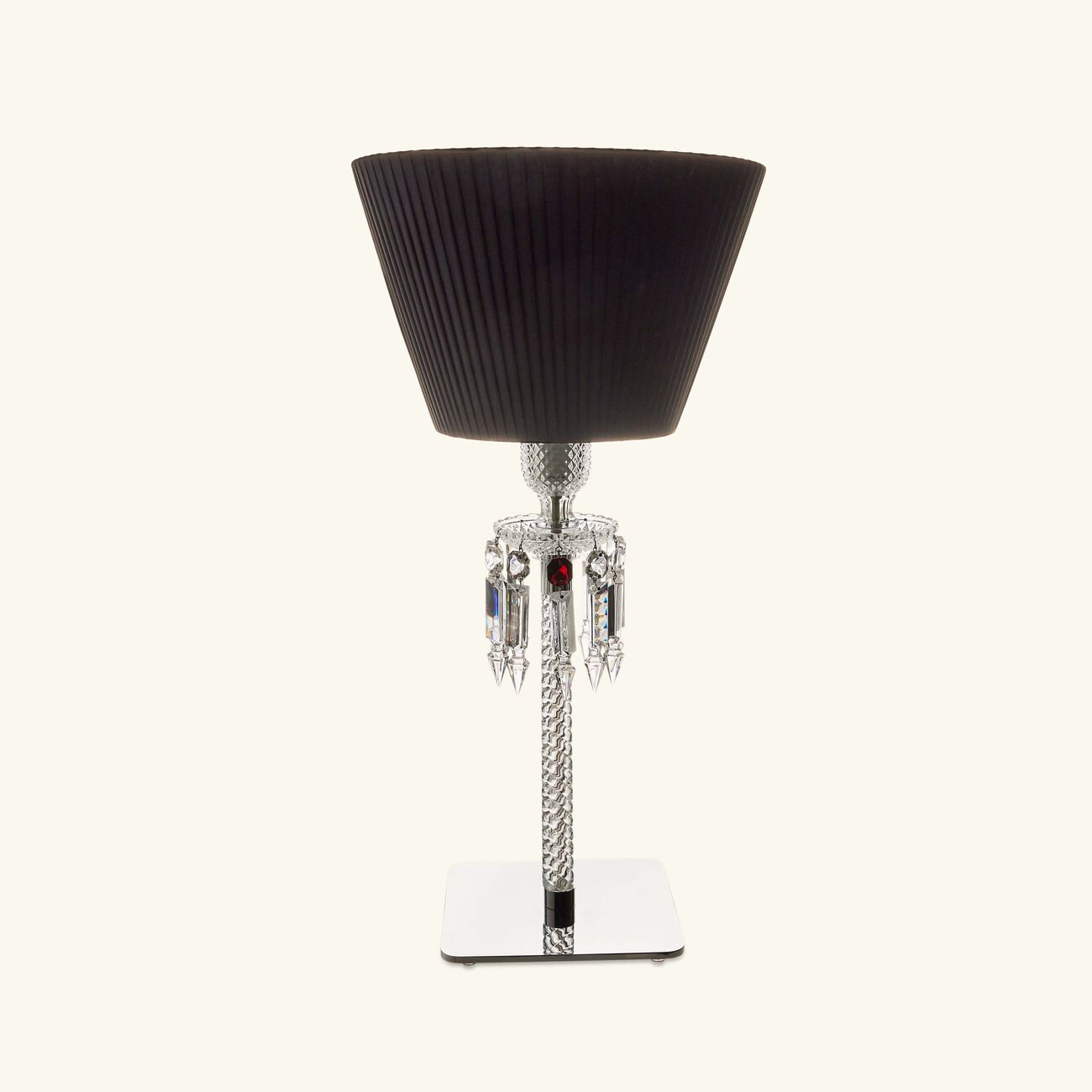 baccarat torch lamp black shade