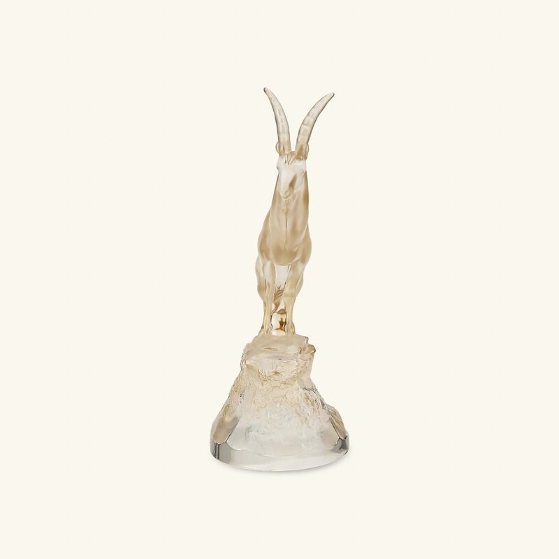 Ibex Sculpture Gold lalique ibex sculpture gold