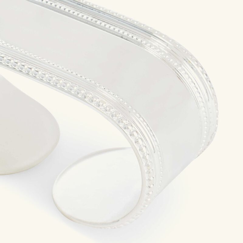 christofle open rosine napkin ring silver plated