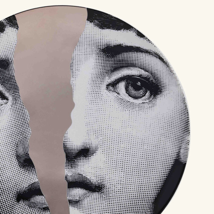 fornasetti tema e variazioni no 10 wall plate silver