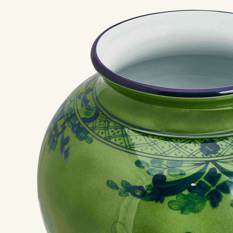 ginori 1735 potiche oriente italiano malachite vase