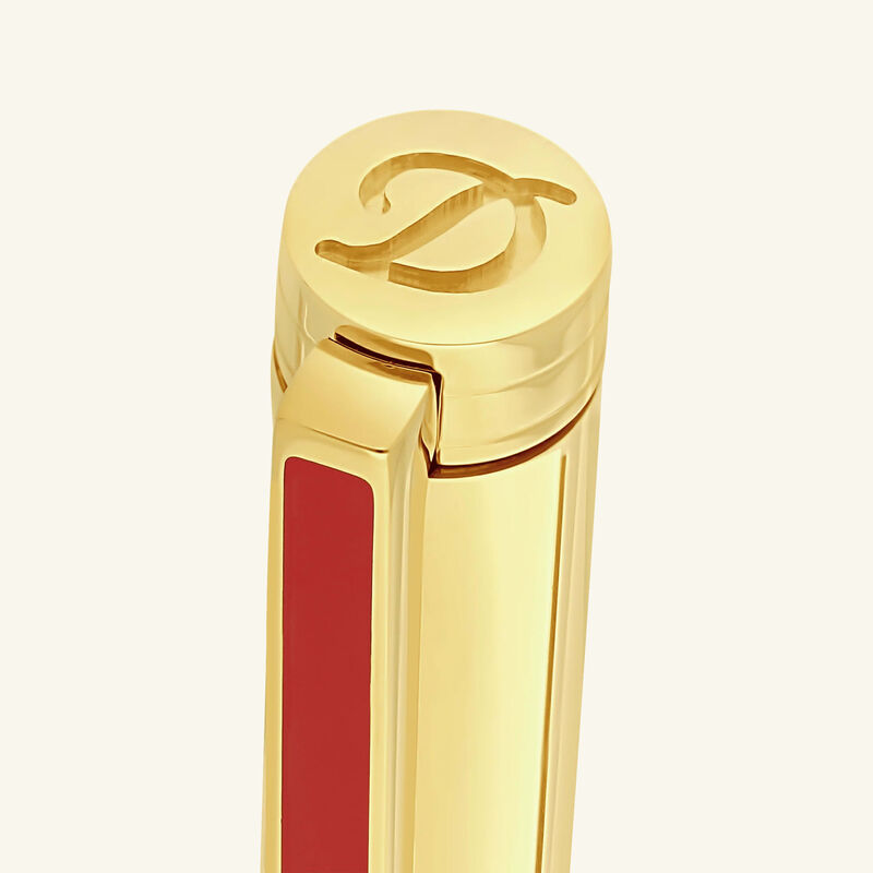 st dupont classique ballpoint pen golden