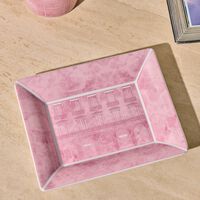 Palazzo Decorative Tray Squre Pink versace palazzo decorative tray squre pink