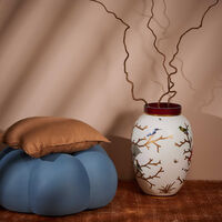 برناردو مزهرية أو زوازو كبيرة باللون الذهبي محدودة الإصدار