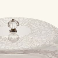 dimlaj thuluth serving platter with lid clear