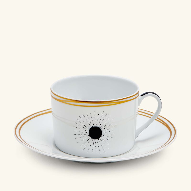 bernardaud tea cup   saucer white set of 2