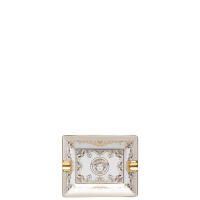 Medusa Gala Ashtray Rectangular Small White versace medusa gala ashtray rectangular small white