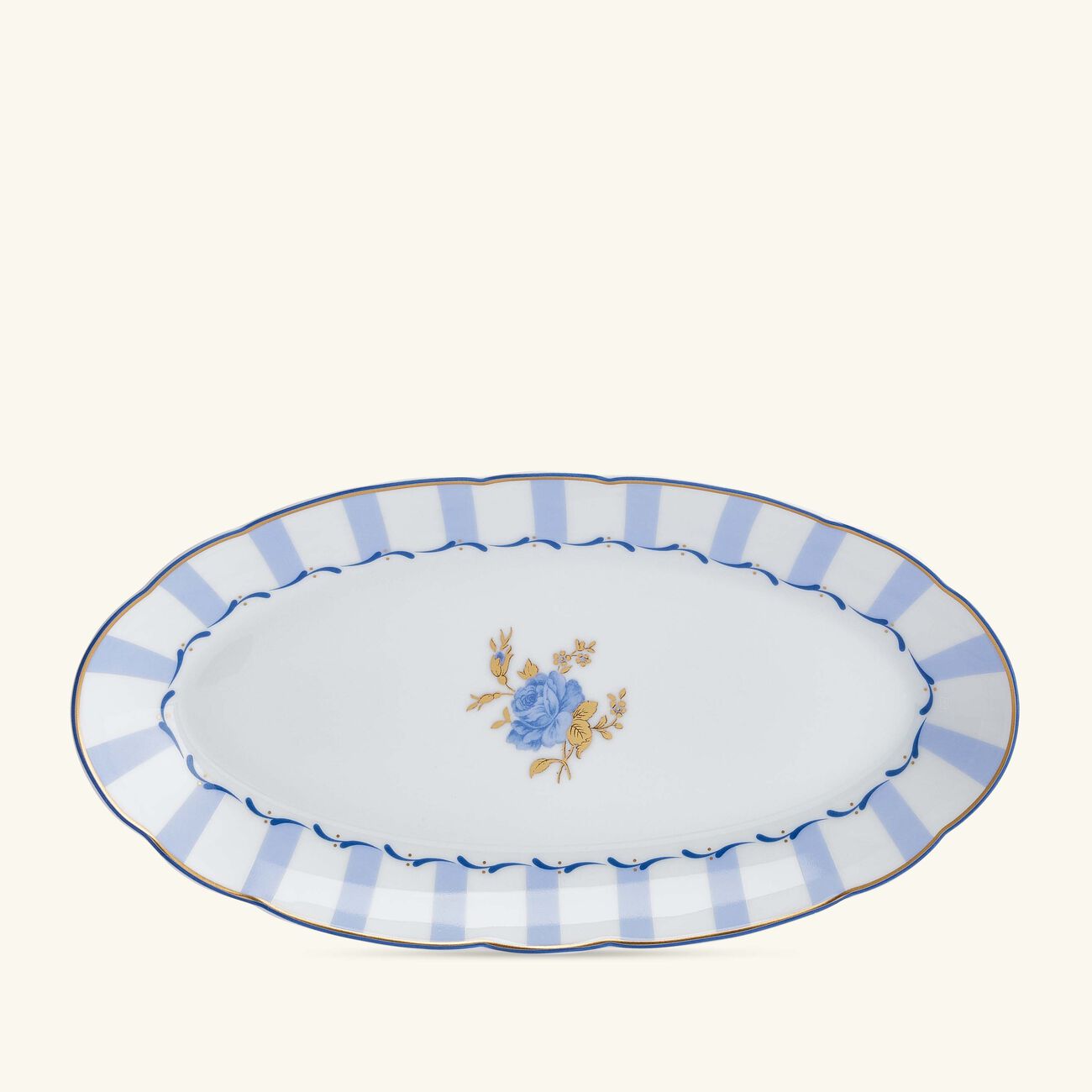 bernardaud brocante serving platter blue 21cm