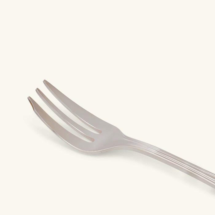 كريستوفل طقم آلبي للكيك المكون من صينية مع 6 شوك باللون الفضي